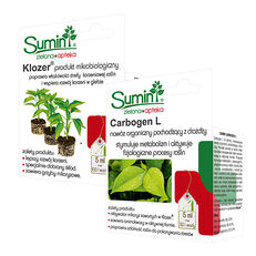 collante adesivo liquido per trattamento piante Sumin DuoPack Klozer + Carbogen L 2x5ML nuovo
