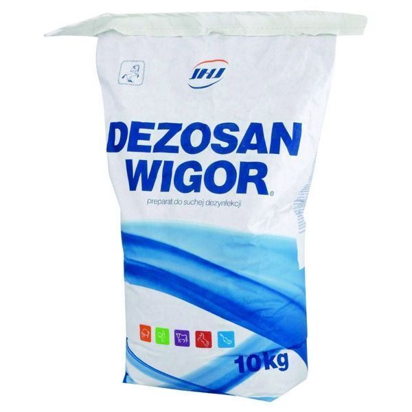 Preparato per la disinfezione a secco degli ambienti "Dezosan Wigor"