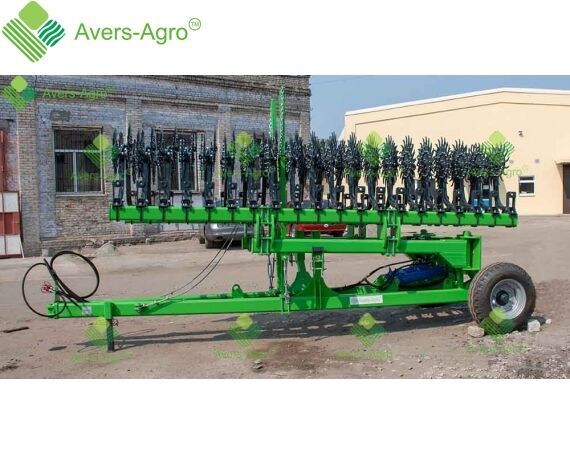 erpice rotante Rotary harrow Green Star 7 m Euro with replaceable teeth trailed nuovo