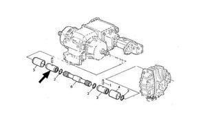 TULEJKA PÓŁOSI SIECZKARNIA John Deere per trincia semovente John Deere 7500 SER 6X50