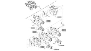 distributore idraulico assy hitch ccm 47887017 per trattore gommato New Holland T6090 T6070
