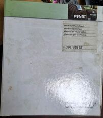 libretto istruzioni Fendt Werkstatthandbuch Geräteträger per trattore gommato Fendt GT 395 / 390