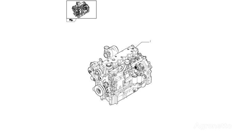 motore per trattore gommato New Holland T6090