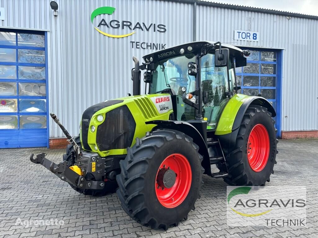 trattore gommato Claas Arion 550 Cmatic